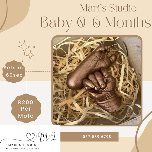 Baby 0-6 month Hand casting