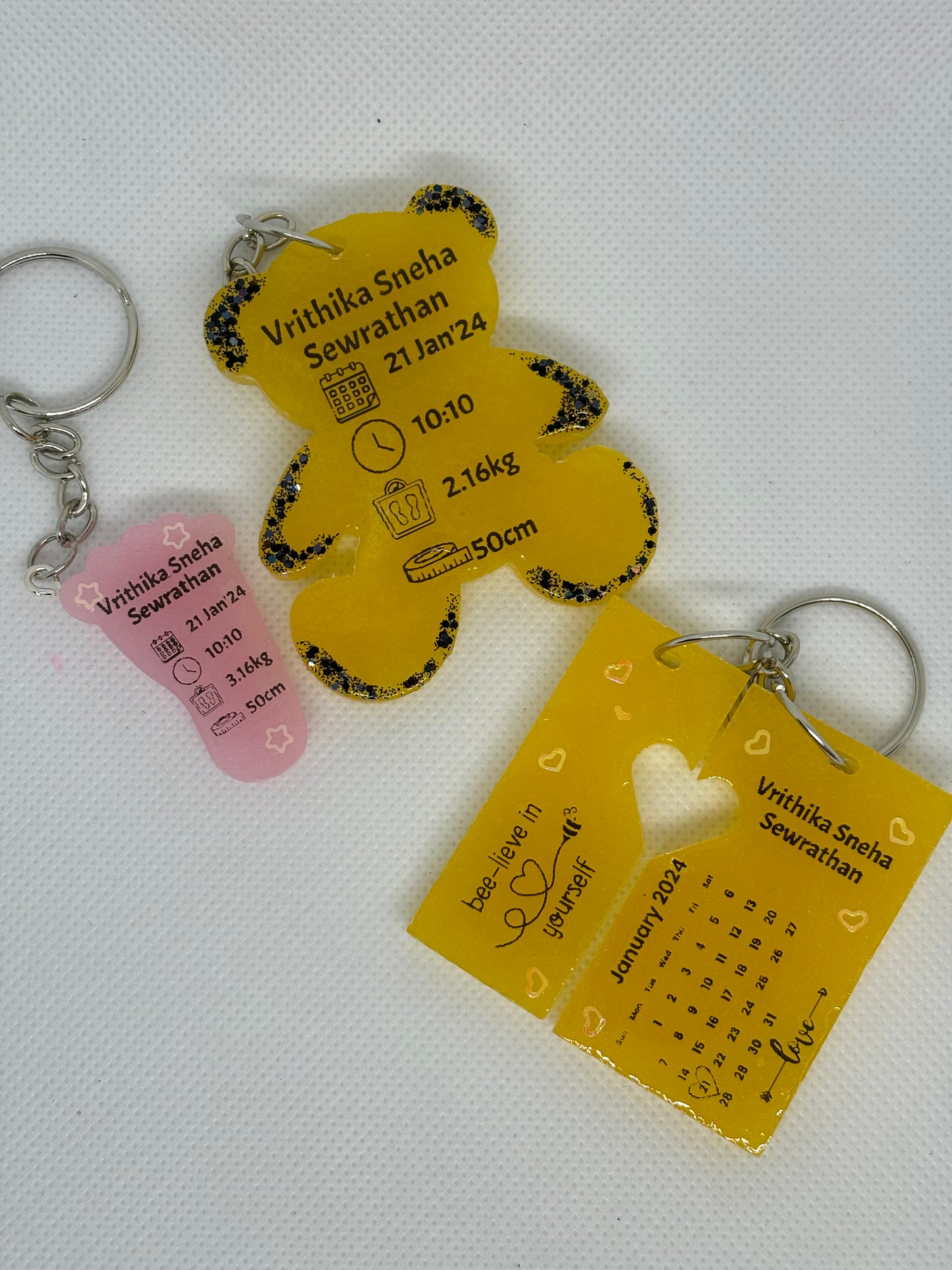 Calendar Key Chain