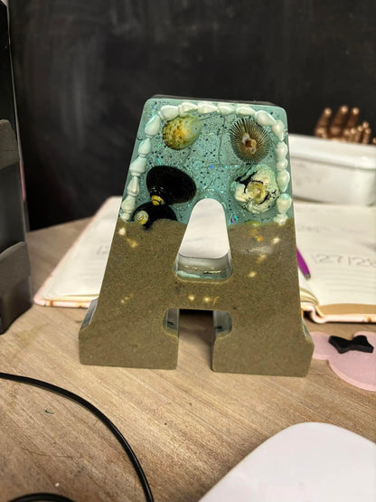 Big Resin Letters